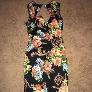 Midi floral dress